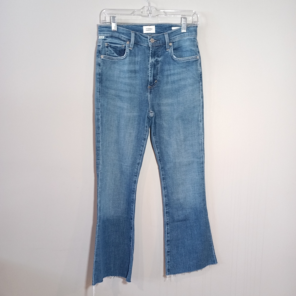 Citizens Of Humanity Lilha Boot Cropped Jeans in Raw Hem Size 27